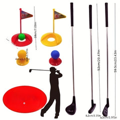 Kids Golf Club Set Parent Child Outdoor Sports Toy