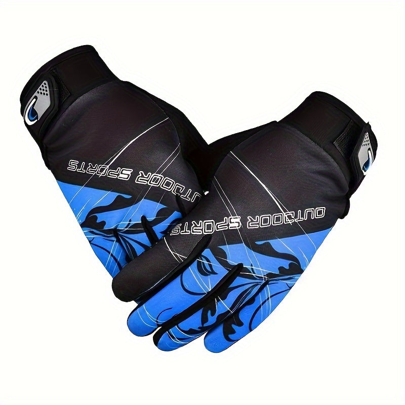 Full Finger Breathable Non-slip Cycling Gloves for Mountain Bike