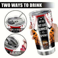 20oz Halloween Printed Double Walled Water Cup Stainless Steel Insulated Bottle