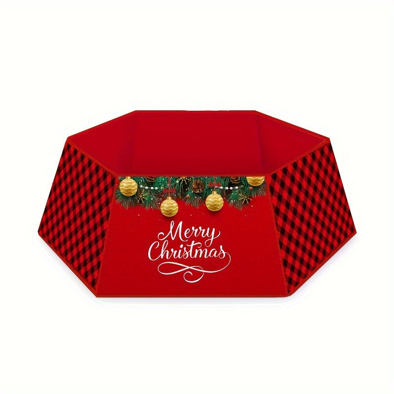 Christmas Tree Collar with Santa Claus Elk Snowman Pattern