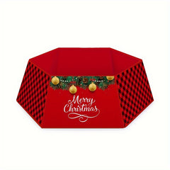 Christmas Tree Collar with Santa Claus Elk Snowman Pattern