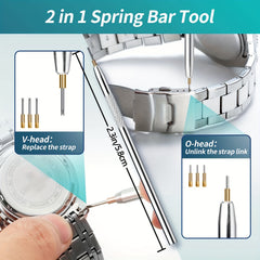 34pcs Watch Link Removal Tool Kit Professional Watch Band Replacement Tool Kit