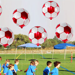 6pcs Football Theme Foil Balloons Birthday Party Sports Games Supplies