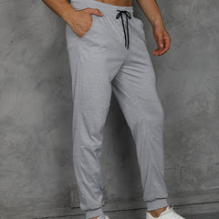 Men's Drawstring Sweatpants Casual Comfy Jogger Pants