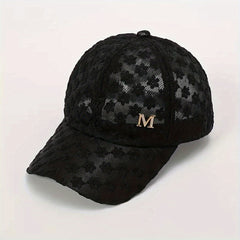 Summer Thin Lace Peaked Cap for Men Women