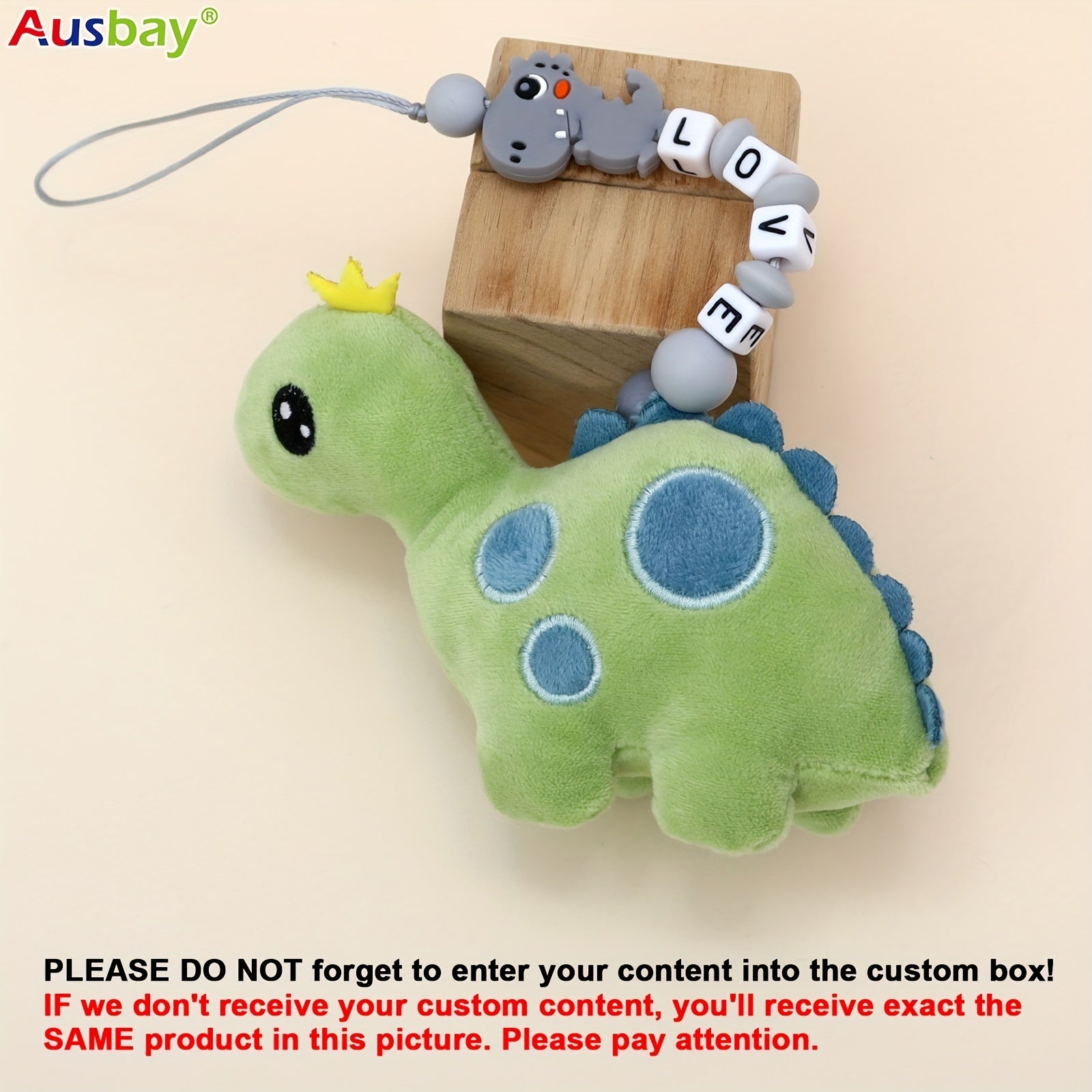 Customized Pacifier Chain for Baby Boys and Girls