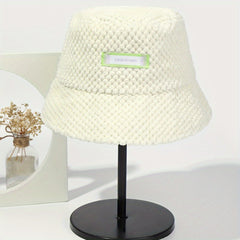 Plush Bucket Hat Sun Protection Outdoor Sports Casual