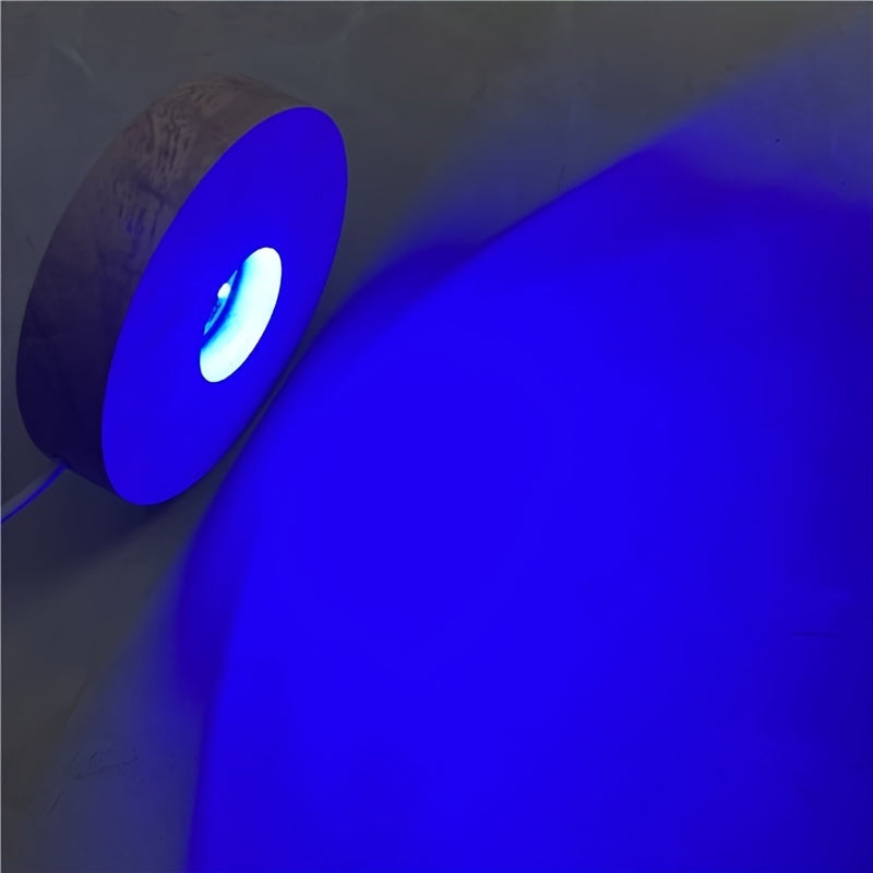 Colorful Wood Display Lamp DIY Night Light