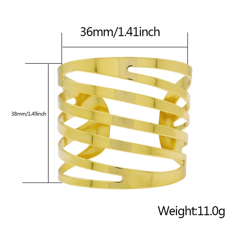 Stylish Spiral Alloy Napkin Rings - Set of 4