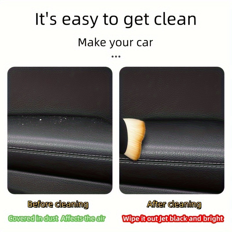 Soft Bristle Car Interior Cleaning Brush Air Conditioner Outlet Gap Dust Remover