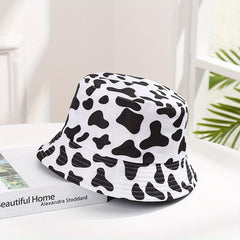 Cow Panda Bucket Hat for Summer Travel