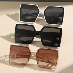 3 Pairs Large Square Sunglasses UV400 Sun Shades Glasses