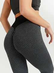 Honeycomb Seersucker Leggings for Women