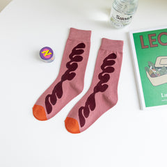 5 Pairs Women's Assorted Crew Socks