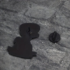 Cartoon Portrait Brooch Lapel Pin Badge Enamel Horror Gothic Punk Gift