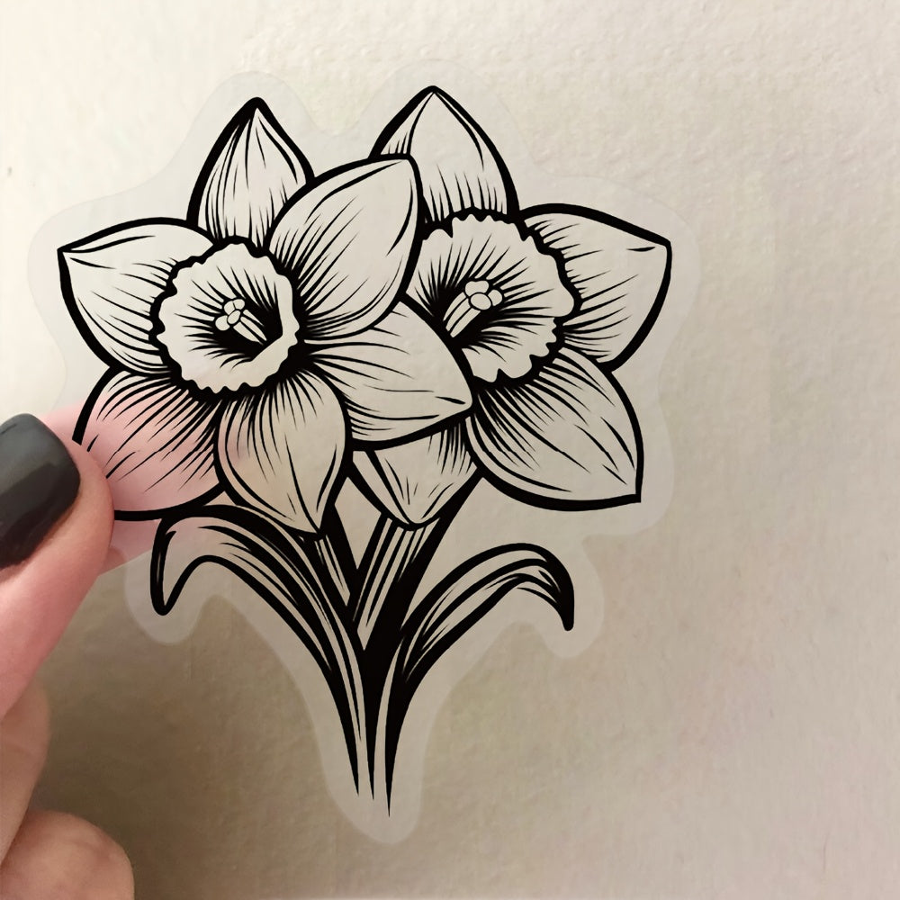 50 Retro Vinyl Aesthetic Plant Themed Stickers for Scrapbooking Diaries Laptops