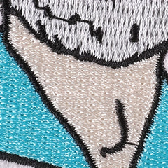 Embroidered Hat Old Man Patch DIY Ironing Cloth Stickers For Boys