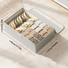 Stylish Oxford Cloth Flip Underwear Storage Box