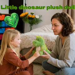 Green Dinosaur Plush Toy Bead Filled Stuffed Animal Dino Doll