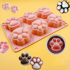 Cat Claw Silicone Mold Candle Soap Drop Glue Mold