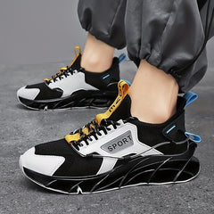Men's Chunky Lace-up Sneakers Athletic Shoes