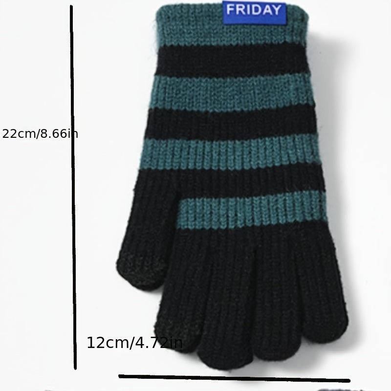 Men's Thick Fleece Winter Cycling Gloves