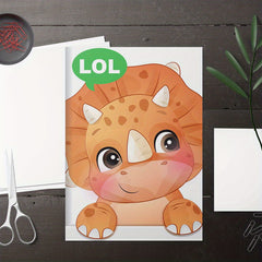 Cute Baby Dinosaur Wall Stickers - Kids Room Decor