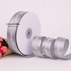 English Ribbon Decoration Gift Satin Ribbon DIY Cake Flower Butterfly Knot
