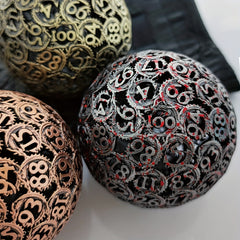 Metal Hollow Dice Polyhedral RPG Accessories Halloween Gift
