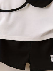 Boys Tank Top & Shorts & Crossbody Bag Summer Set