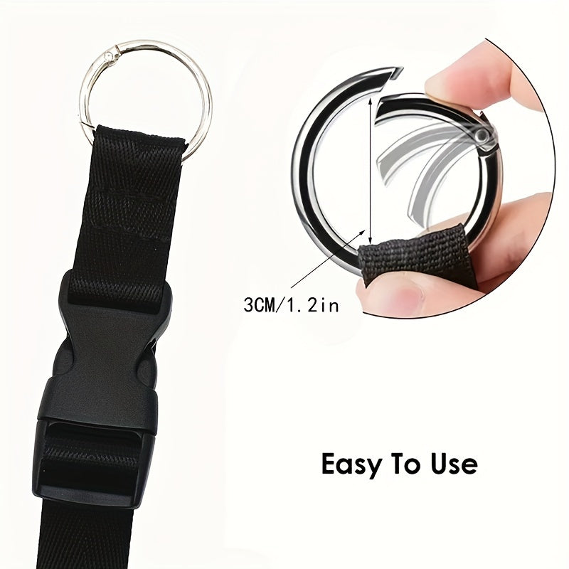 Adjustable Luggage Strap with Multifunctional Hook for Travel