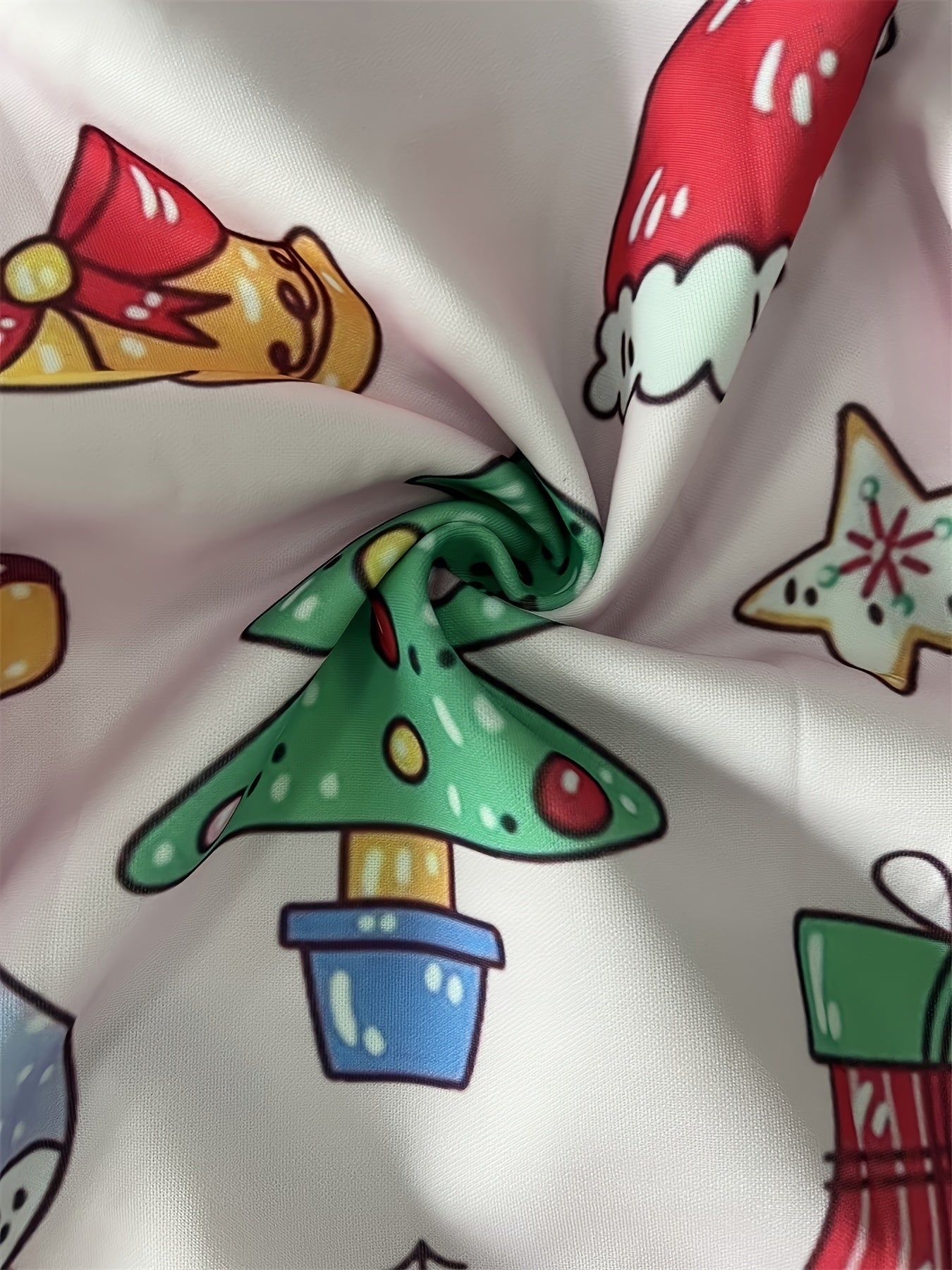 Cute Christmas Tree Jingle Bell Graphic Hoodie