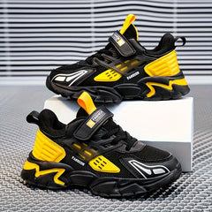 Boy's Chunky Shoes Comfy Non Slip Casual Soft Sole Sneakers For Kids