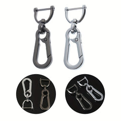 2pcs Metal Keychain Spring Key Chain DIY Carabiners Home Decor