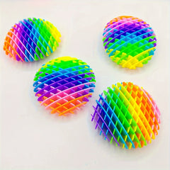 Glowing Finger Telescopic Tennis Toy Random Colors