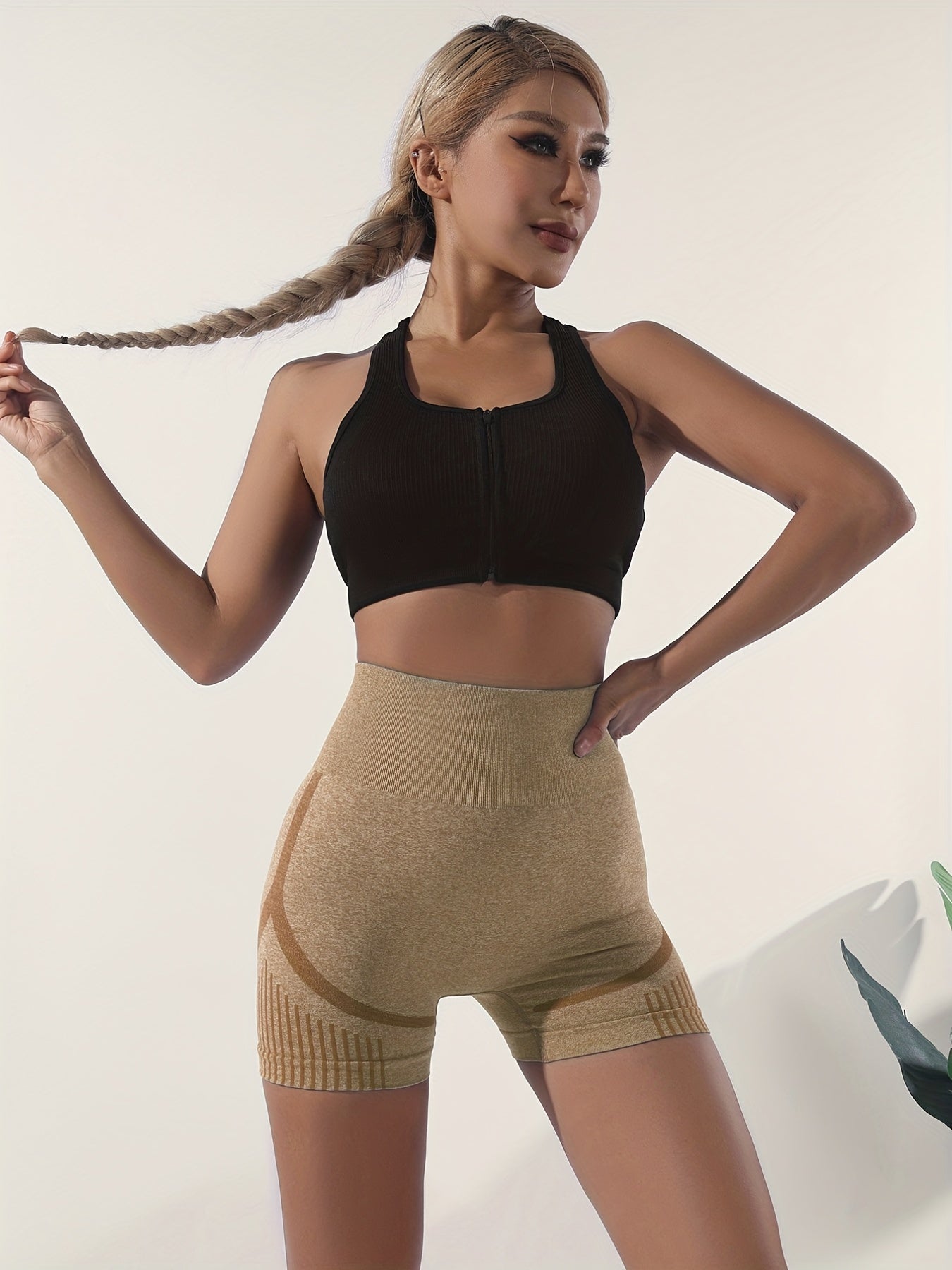 High Waist Yoga Shorts Sports Workout Running Biker Shorts