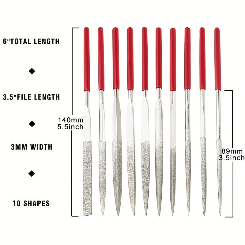 Diamond File Alloy Shaping Plate Electroplating Grinding Tool