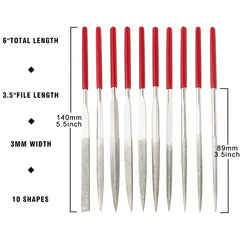 Diamond File Alloy Shaping Plate Electroplating Grinding Tool