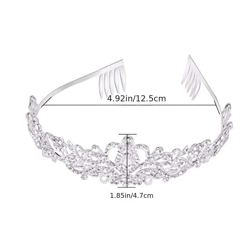 Colorful Rhinestone Crown Hairband Headband Princess Tia