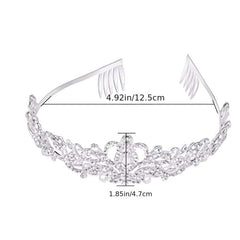 Colorful Rhinestone Crown Hairband Headband Princess Tia