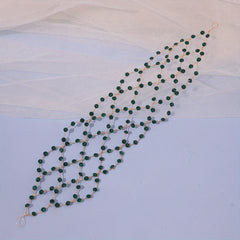 Faux Pearls Birdcage Veil Metal Net Headband Bridal Hair Hoop Bachelorette
