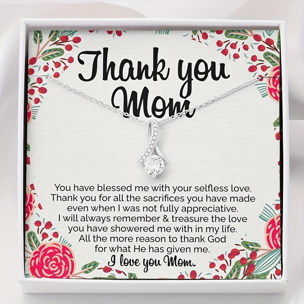 Sentimental Mom Gift From Daughter Mom Necklace Mom Birthday Gift From Daughter