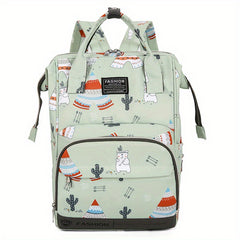 Printed Mommy Bag Large Capacity Diaper Bag