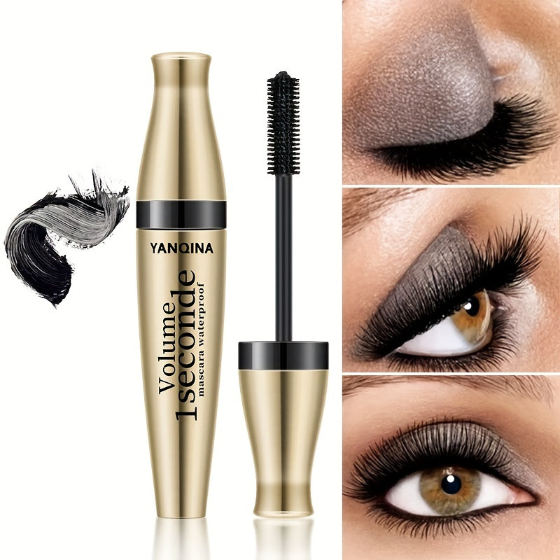 3D Waterproof Mascara Fiber Eyelashes Curling Brush Long Lasting