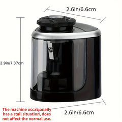 Electric Pencil Sharpener Auto Stop Safety Fast Sharpening AA Batteries