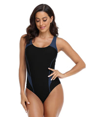 Tummy Control One Piece Swimsuit Backless High Cut Bathing Suit