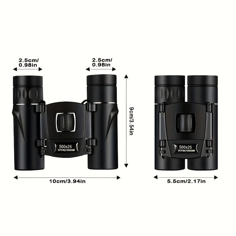 Compact HD Waterproof Binoculars for Bird Watching Travel Sightseeing