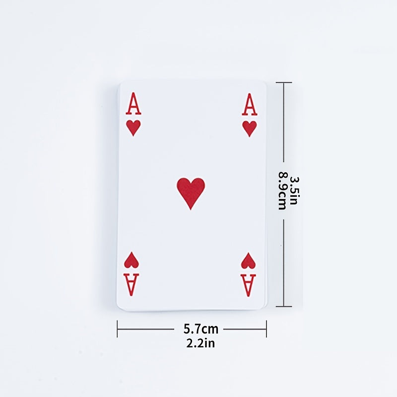 2pcs Waterproof Playing Cards for Card Game Entertainment