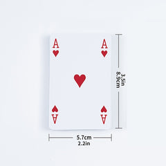 2pcs Waterproof Playing Cards for Card Game Entertainment