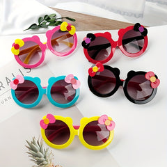 Kids Cartoon Sunglasses Round Frame Boy Girl Party Accessories